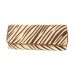 Evening Bag - Zebra Print w/ Flap - Beige - BG-92090BEI